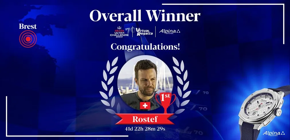 Les vainqueurs Virtual Regatta de L’ARKEA ULTIM CHALLENGE - Brest !