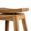Thumbnail: SEN069 - Teak Wooden Swivel Counter Stool