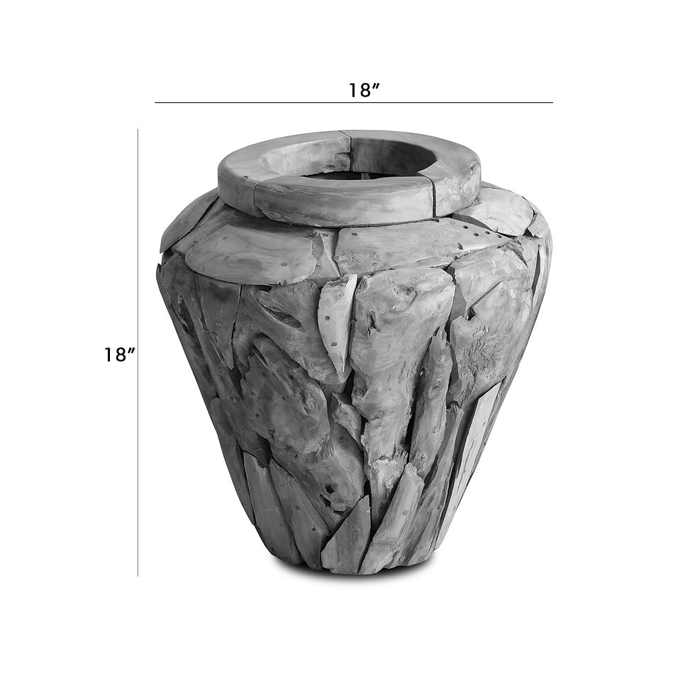 Thumbnail: SEN044 - Medium Teak Driftwood Pot