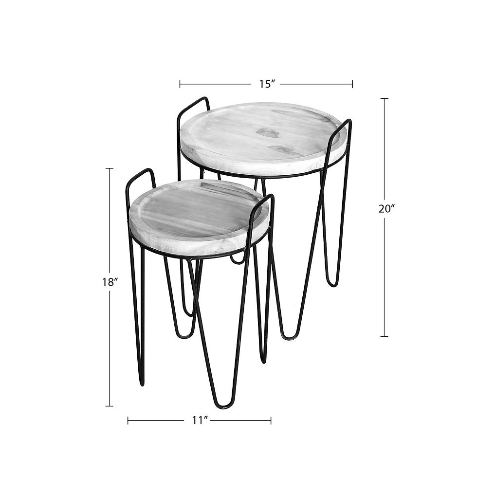 Thumbnail: AFC002 - The set of 2 coffee tables