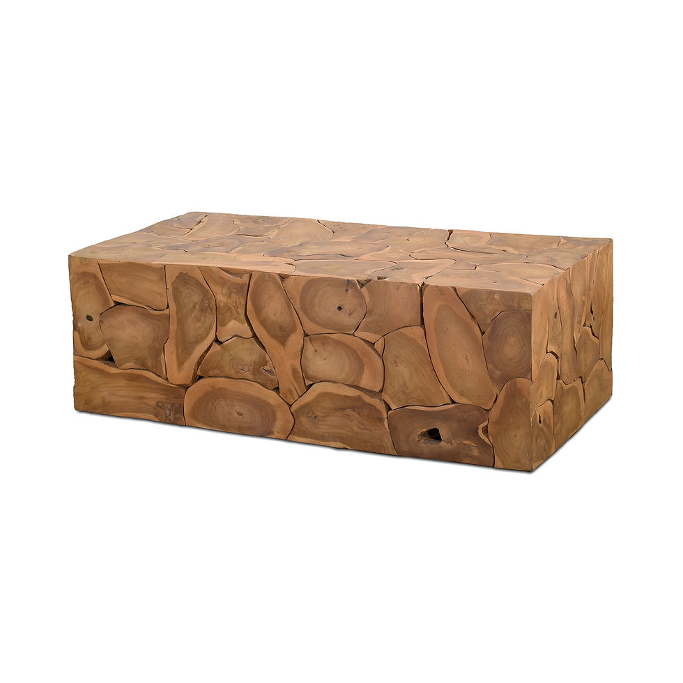 Thumbnail: SEN092 - Teak Root Rectangular Coffee Table