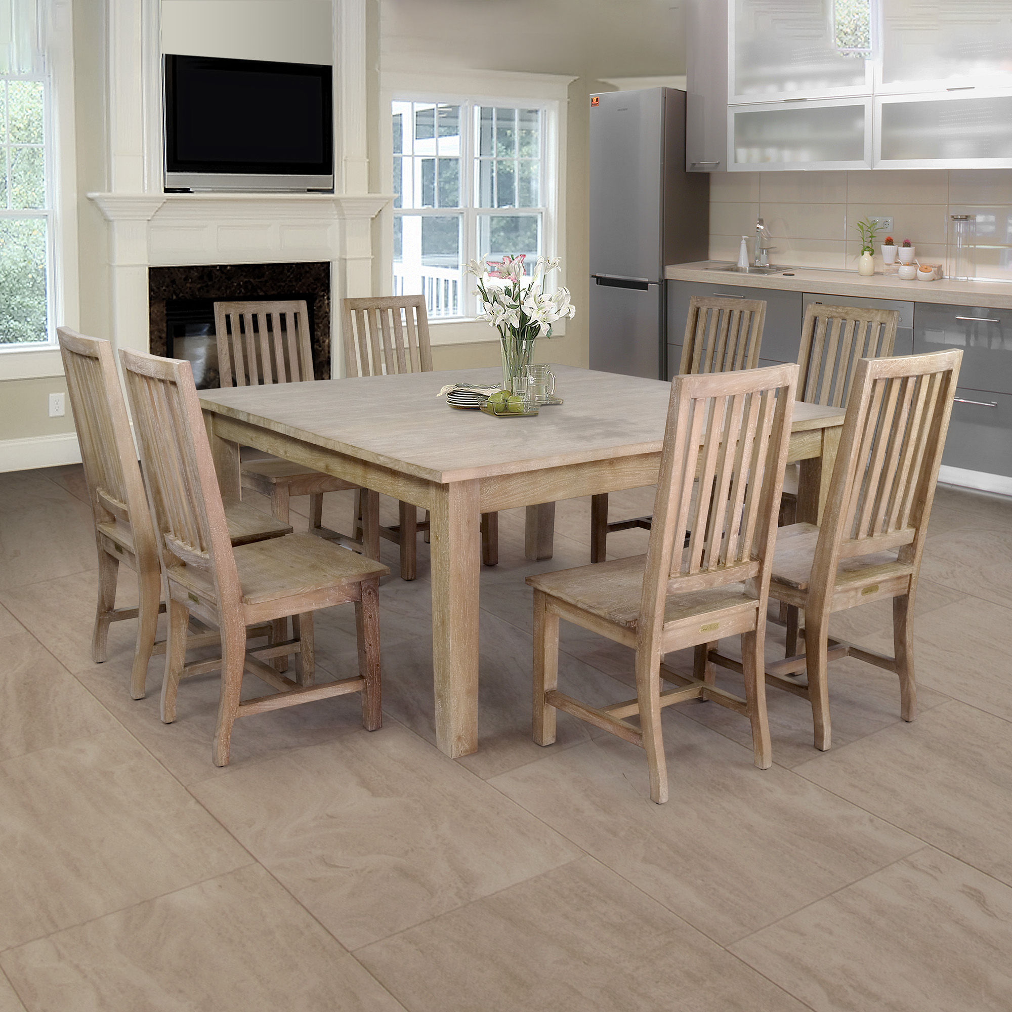 MAH517 - Lodge Square Dining Table 5ft