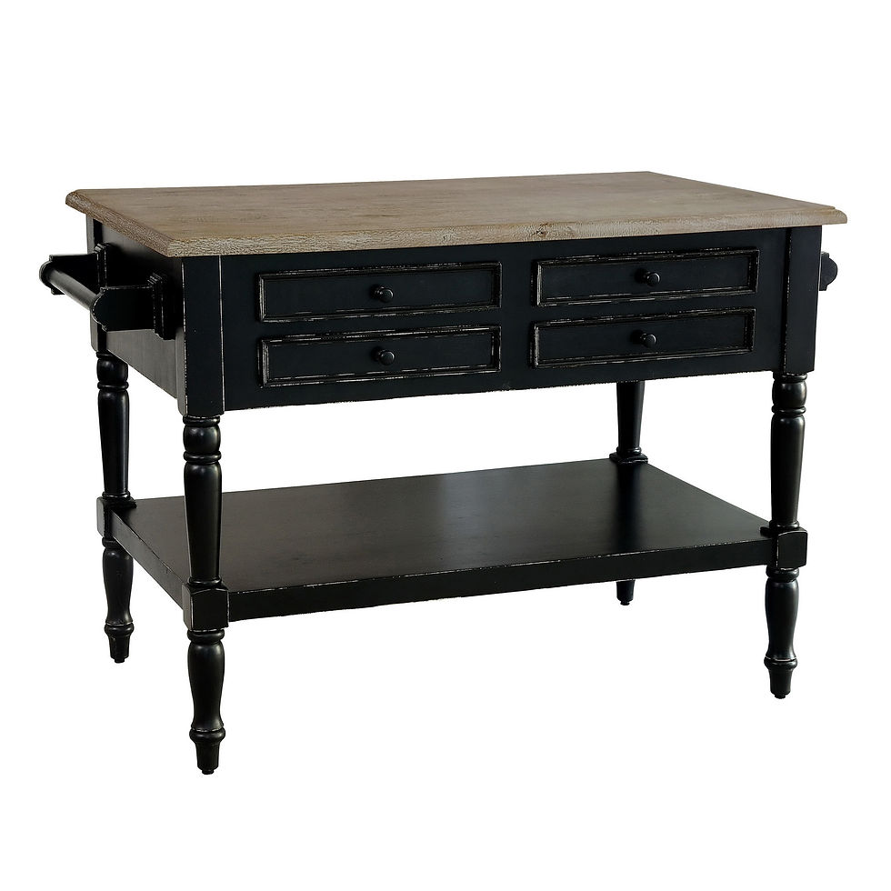 Thumbnail: MAH339 - Shannon Small Kitchen Island (8 drawers)