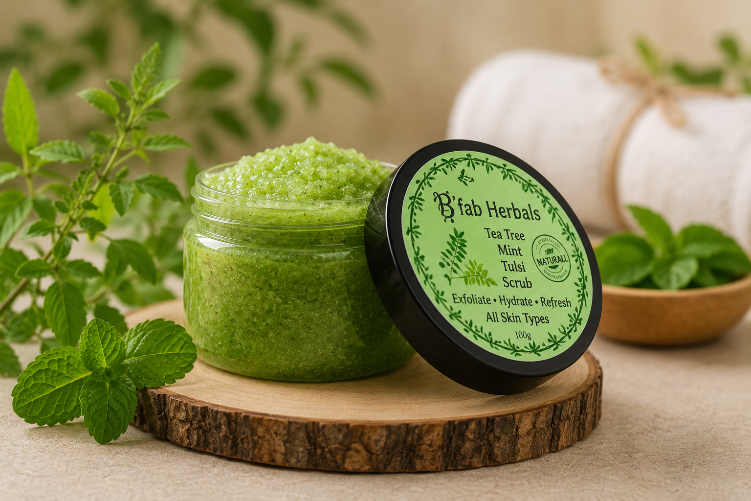Tea Tree Mint Scrub
