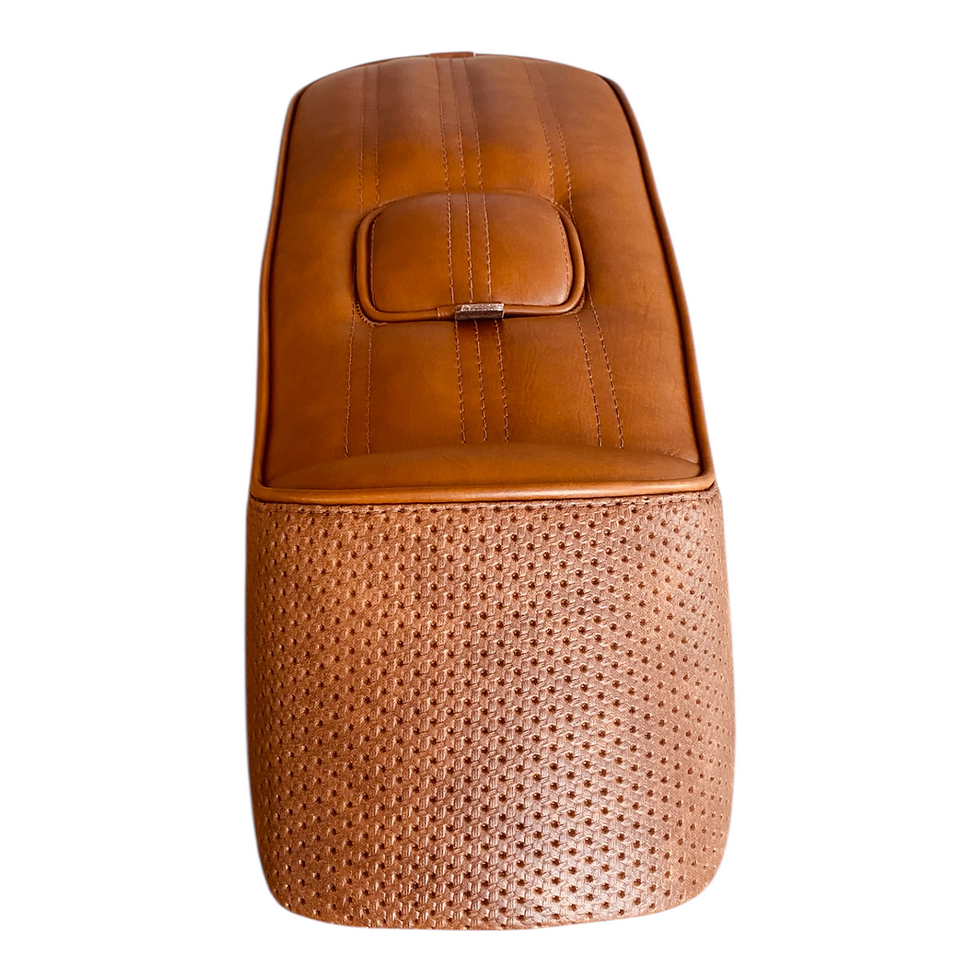 Thumbnail: Solo Lambretta Seat Vintage Style Tan Vinyl