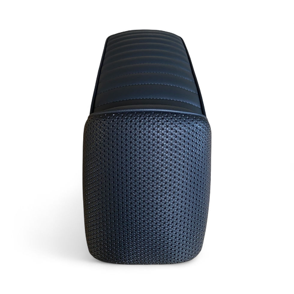 Thumbnail: Dual Hinged Black Lambretta Seat