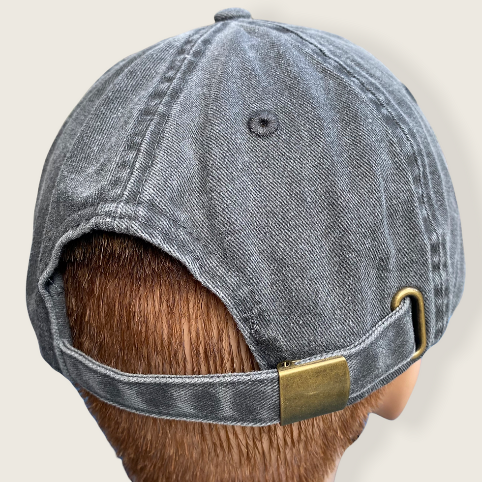 Thumbnail: Scoots and Soul ®️ Embroidered  Vintage Black Cap