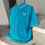 Thumbnail: Mens Blue/Jade Classic Polo Shirt -Scoots and Soul® Turquoise Logo