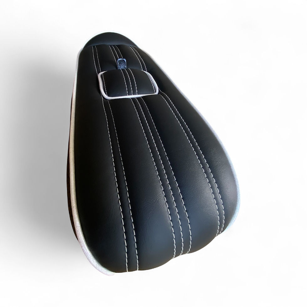 Thumbnail: Half Moon Back Warner 3/4 Lambretta Race Seat