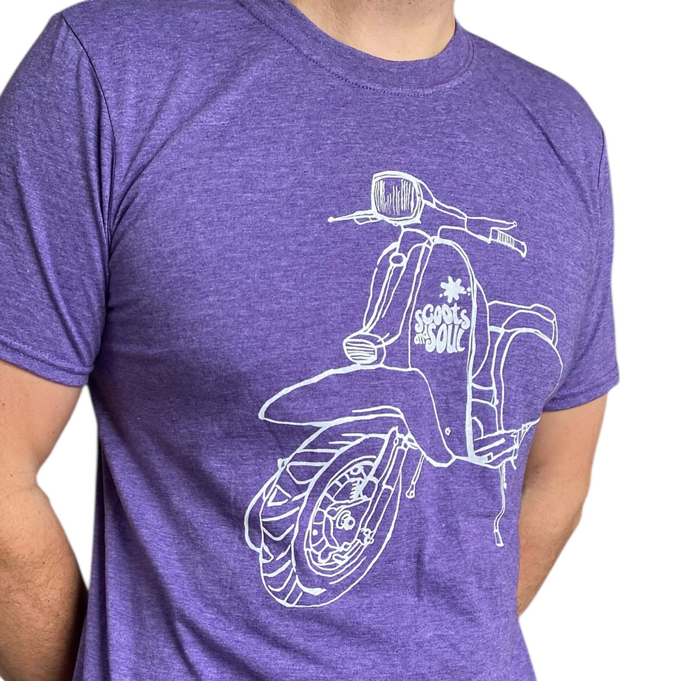 Thumbnail: Lambretta GP T-Shirt - Purple - Scoots and Soul®