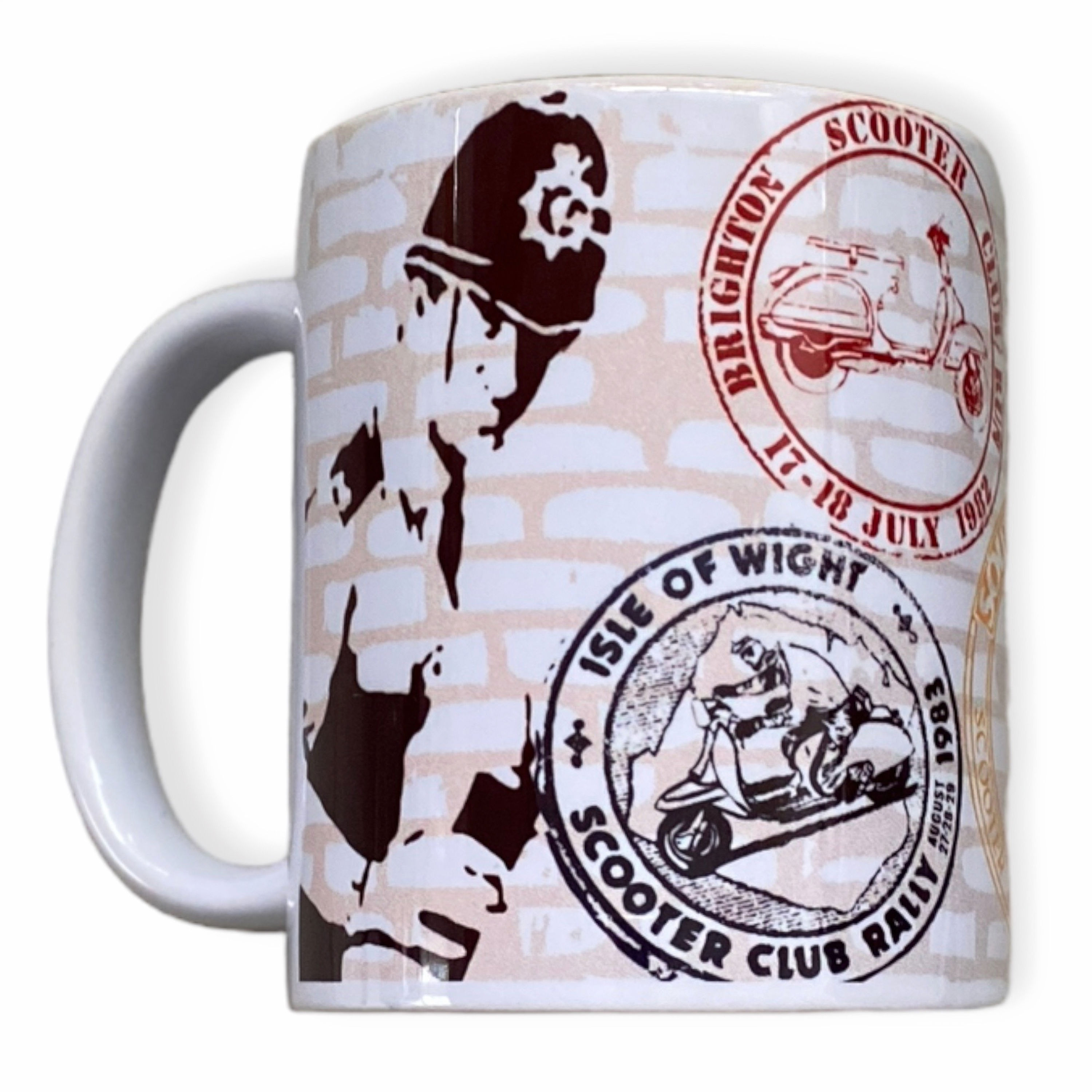 Nostalgic 1980's Scooter Rally Mug