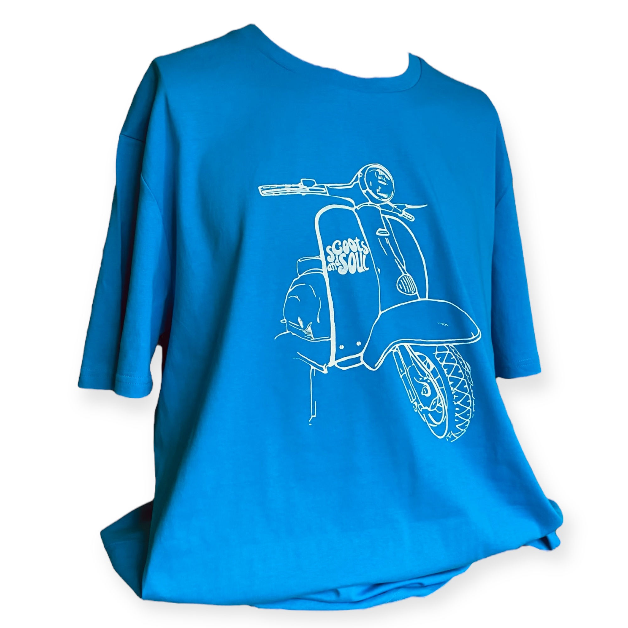 Scoots and Soul Azure Blue Lambretta Series 2 T-Shirt