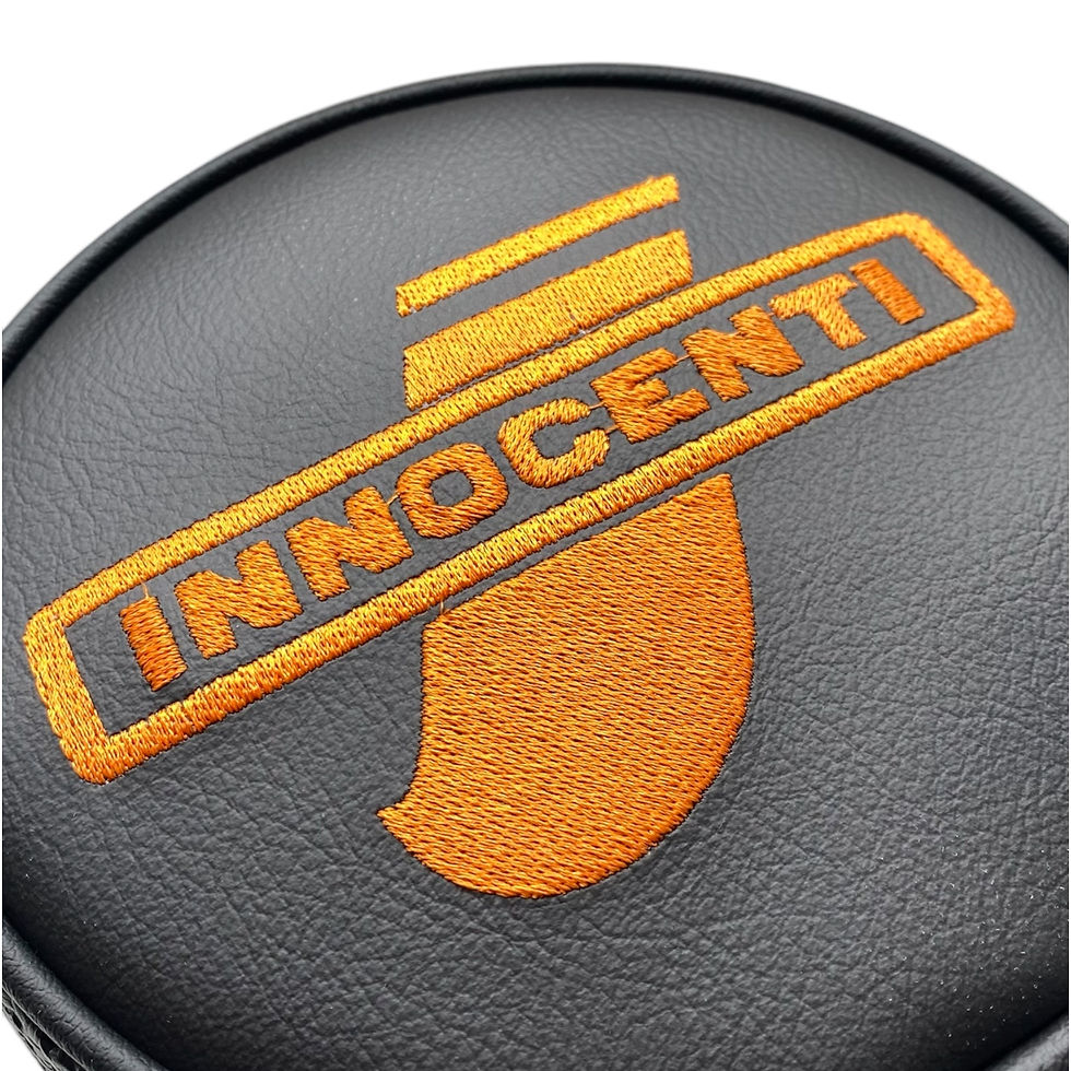 Thumbnail: INNOCENTI 6” Spotlight Cover - Embroidered Orange 