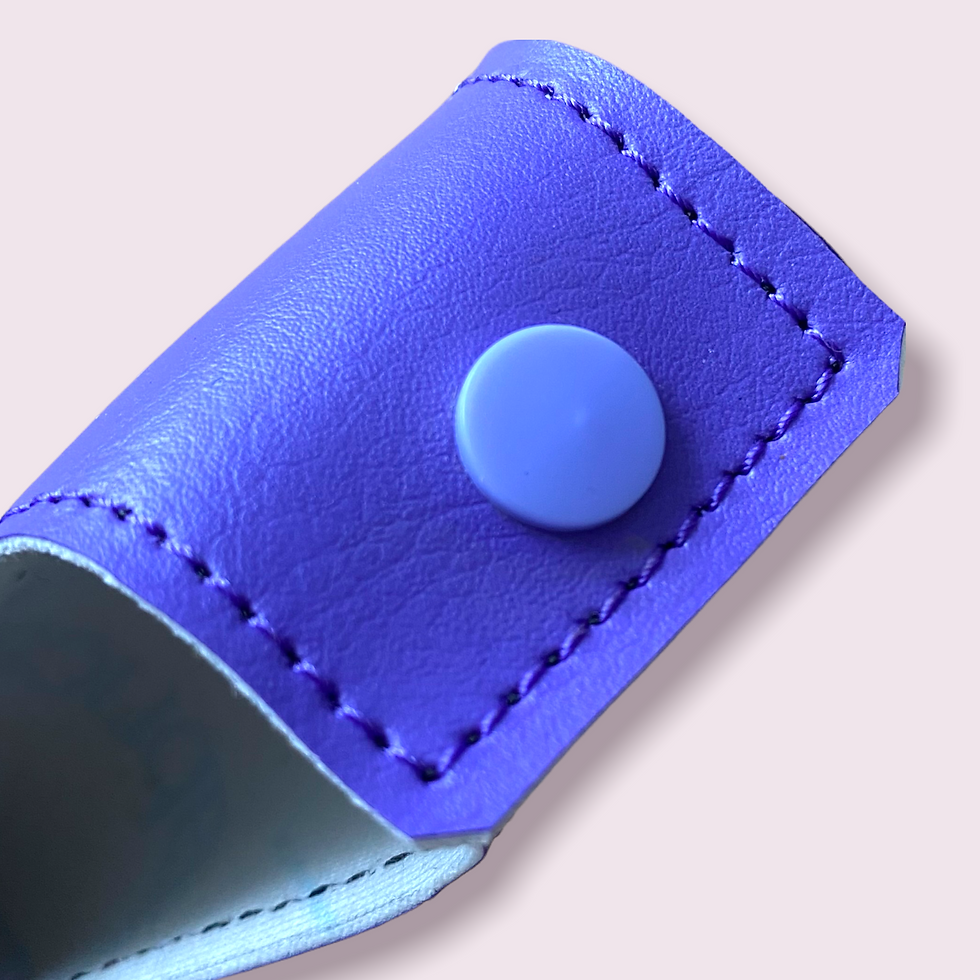Thumbnail: Lambretta Gaiters Purple Vinyl
