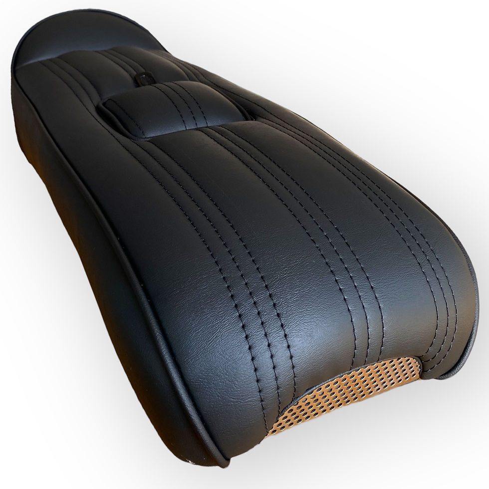 Thumbnail: All Black Dual Bentley Lambretta Seat