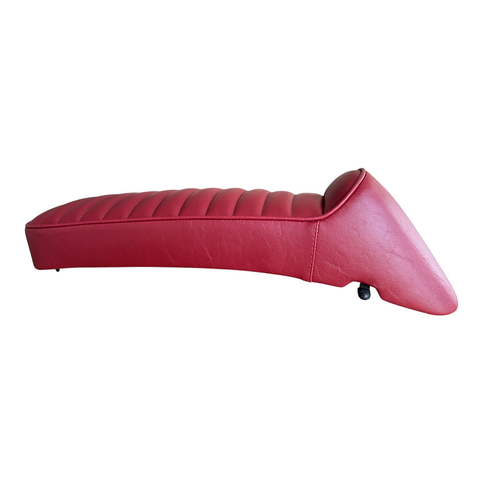 Thumbnail: Dual Hinged Oxblood Lambretta Seat