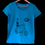 Thumbnail: Scoots and Soul® Girl on a Vespa T-Shirt - Azure Blue