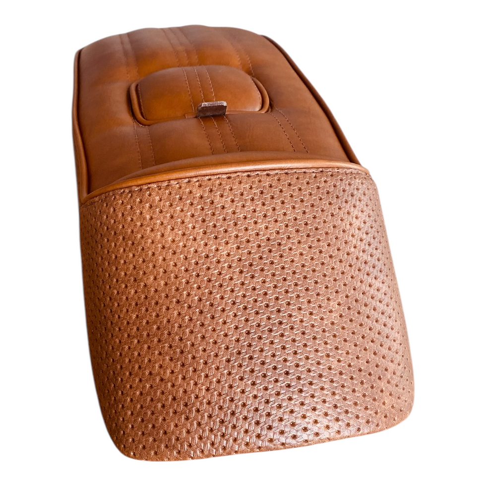 Thumbnail: Solo Lambretta Seat Vintage Style Tan Vinyl