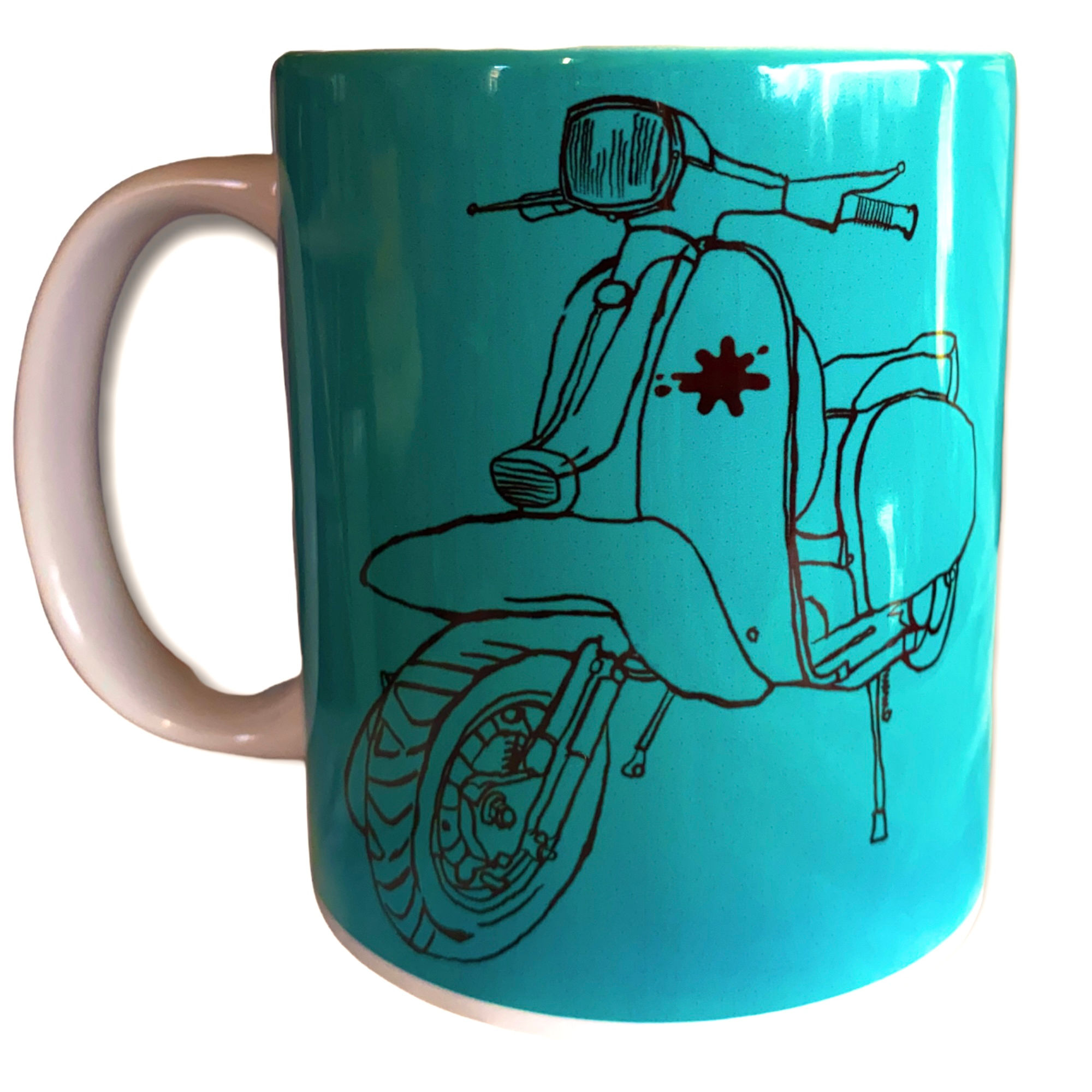 Lambretta GP Turquoise Mug