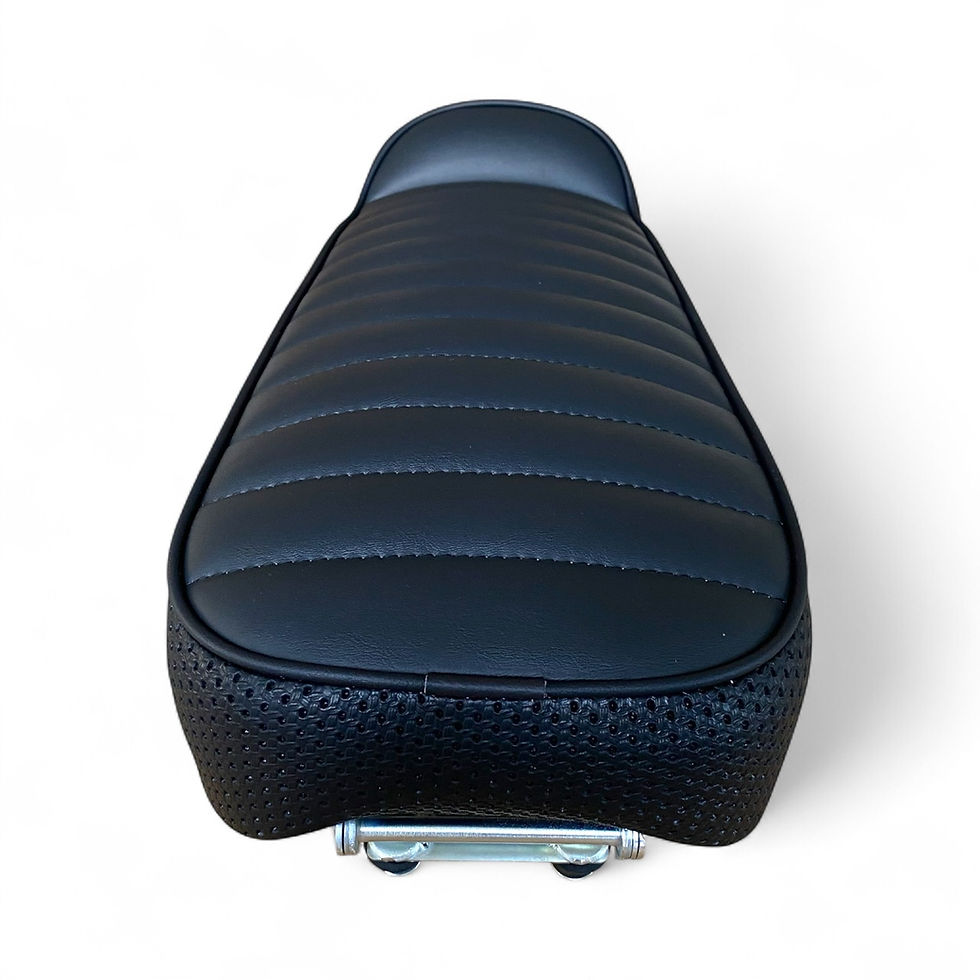 Thumbnail: Dual Hinged Black Lambretta Seat