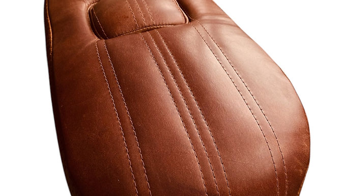 Vintage Leather Warner 3/4 Lambretta Seat