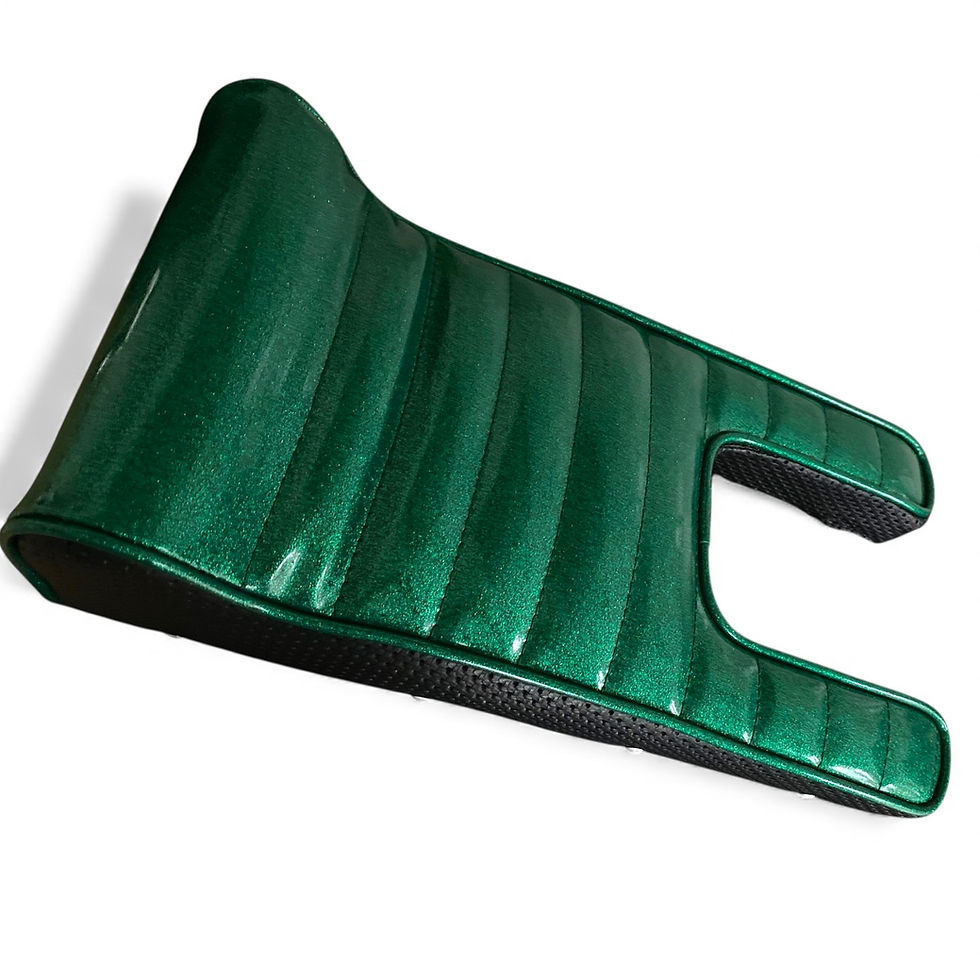 Thumbnail: Green Flake New Style Snetterton Lambretta Seat