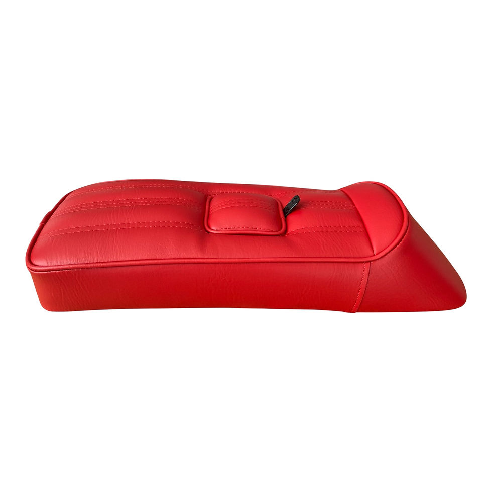 Thumbnail: Solo Lambretta Seat Devil Red Vinyl