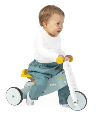Miniature : Tricycle personnalisable Happy Garden Janod en bois 