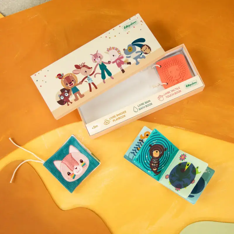 Miniature : Coffret 3 livres sensoriels - Lilliputiens 