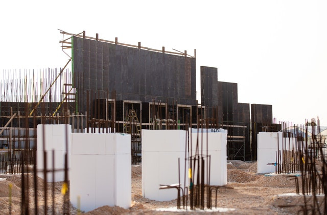 Baha'i Shrine construction