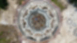 bird's eye view of the construction site
