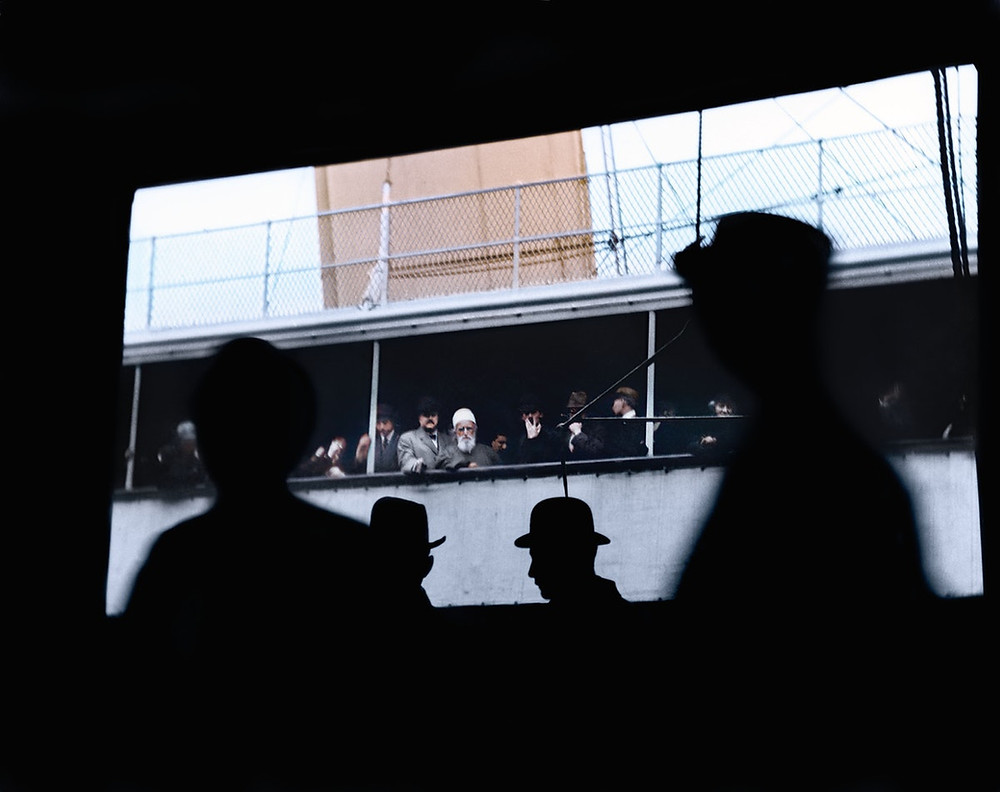 ‘Abdu’l-Bahá on board the S.S.
