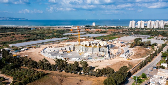 aerial view Shrine AbdulBaha