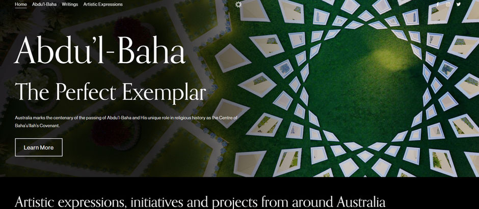 Launch of website for the centenary of the Ascension of ‘Abdu’l-Baha