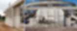 the outer walls being built, in progress shots