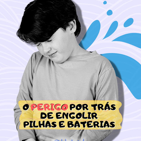 O perigo de pilhas e baterias