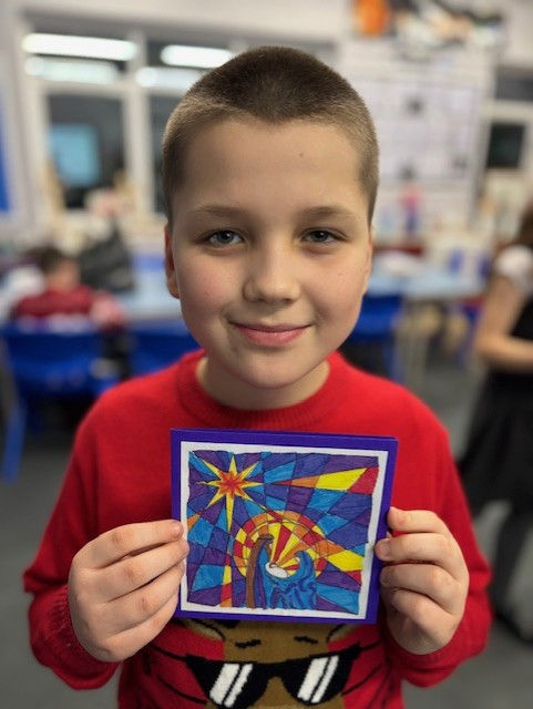 Year 5 Christmas Card Crafting
