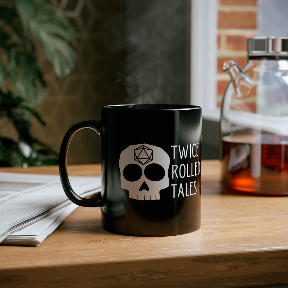 Thumbnail: Twice Rolled Tales Logo Mug
