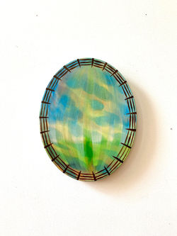 Worman, Kelly_ Over the countryclub, oil on canvas, 10 x 8 inches, 2023