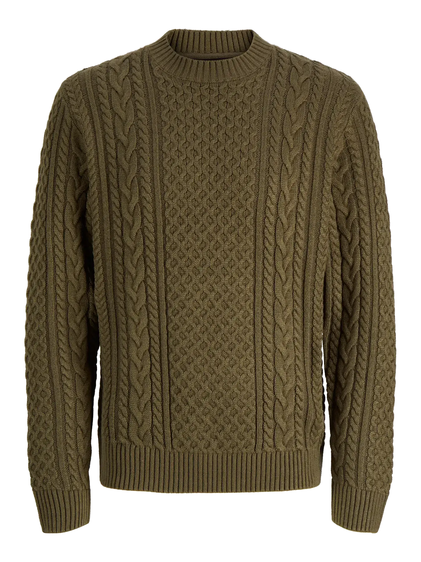 JPRBLUCALLUM CABLE KNIT CREW NECK