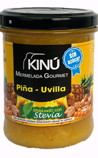 Mermelada Kinú sabor Piña con Uvilla