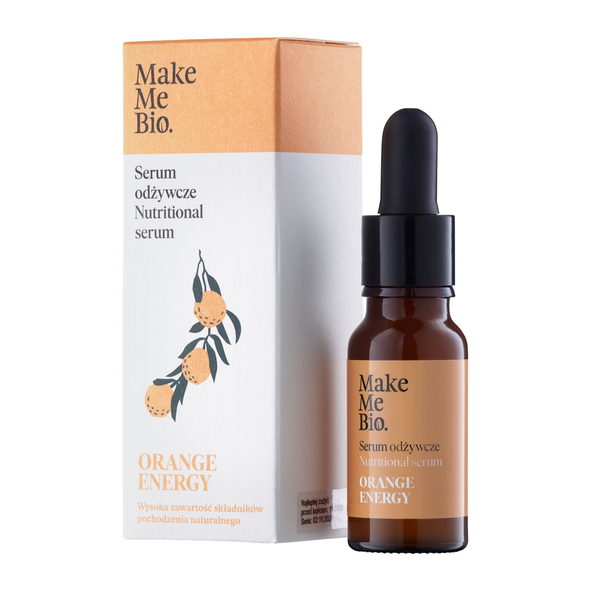 Orange Energy - Serum Odżywcze 15ml Make Me BIO