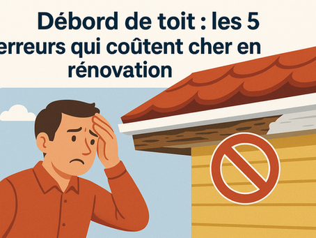 Débord de toit : les 5 erreurs qui coûtent cher en rénovation