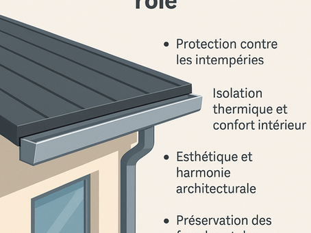 Différents types de débords de toit et leur rôle
