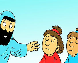 Jesus heals the blind men