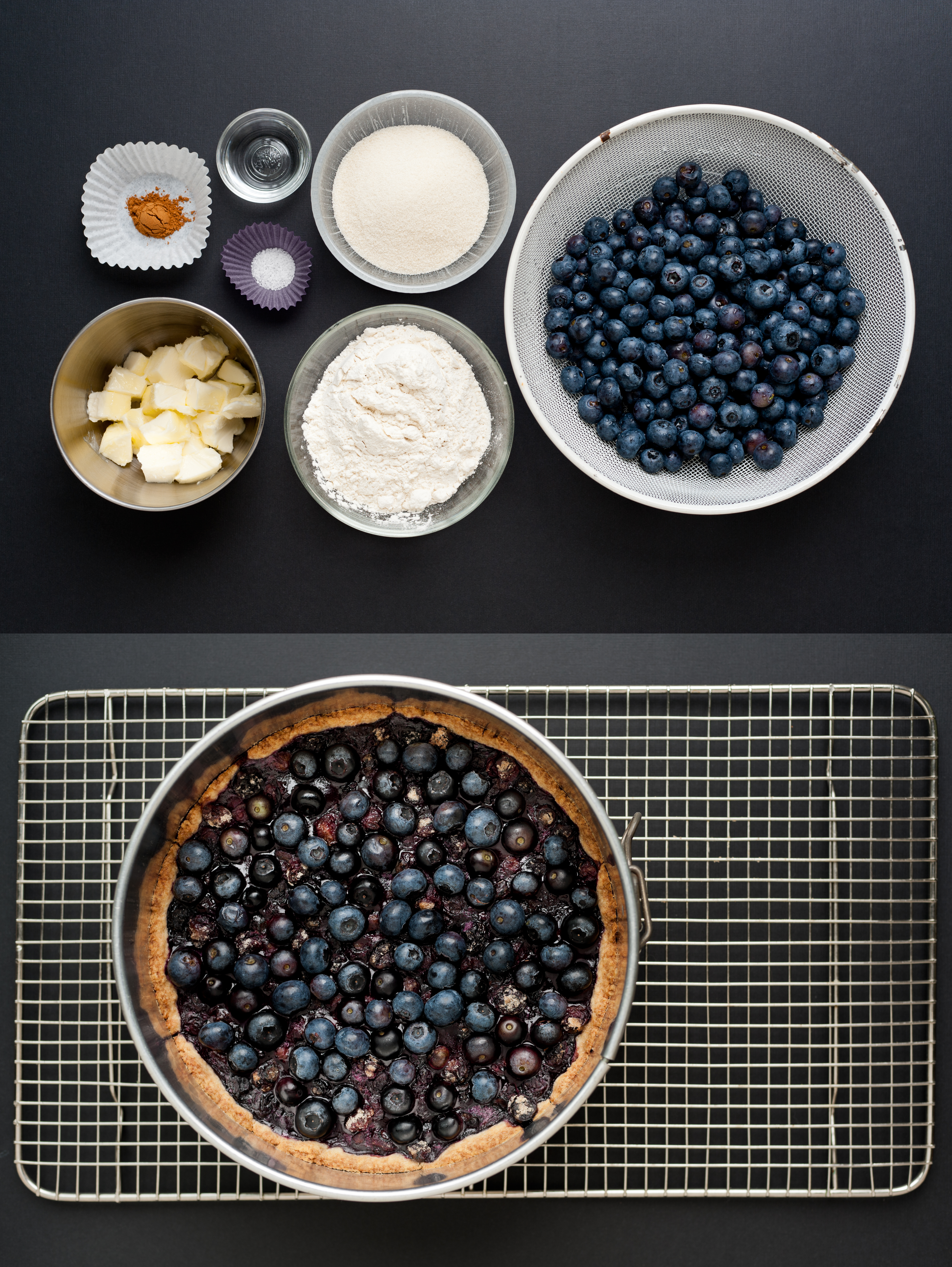 Tarte aux myrtilles