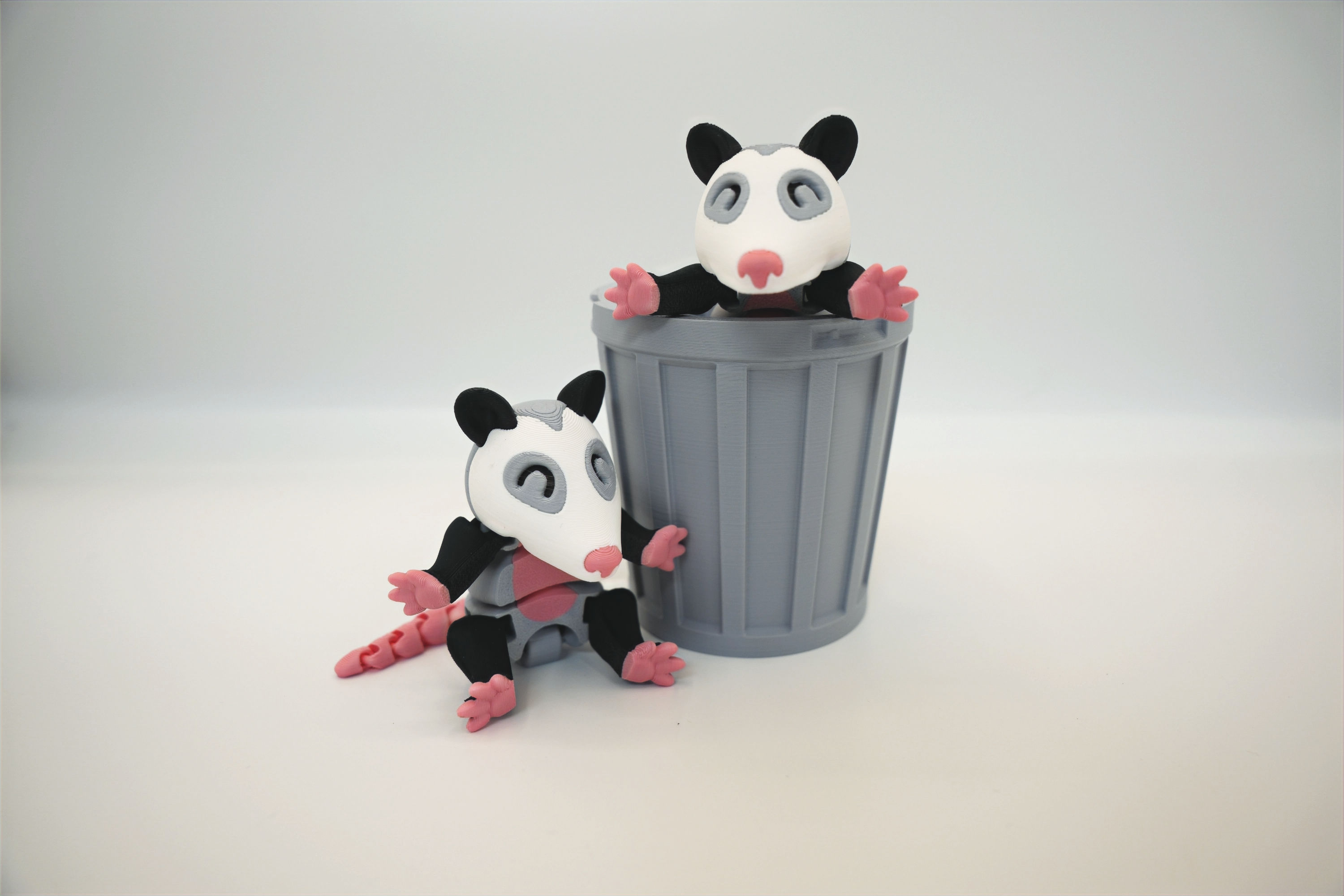 Opossum 3D Printed Articulated Fidget Toy