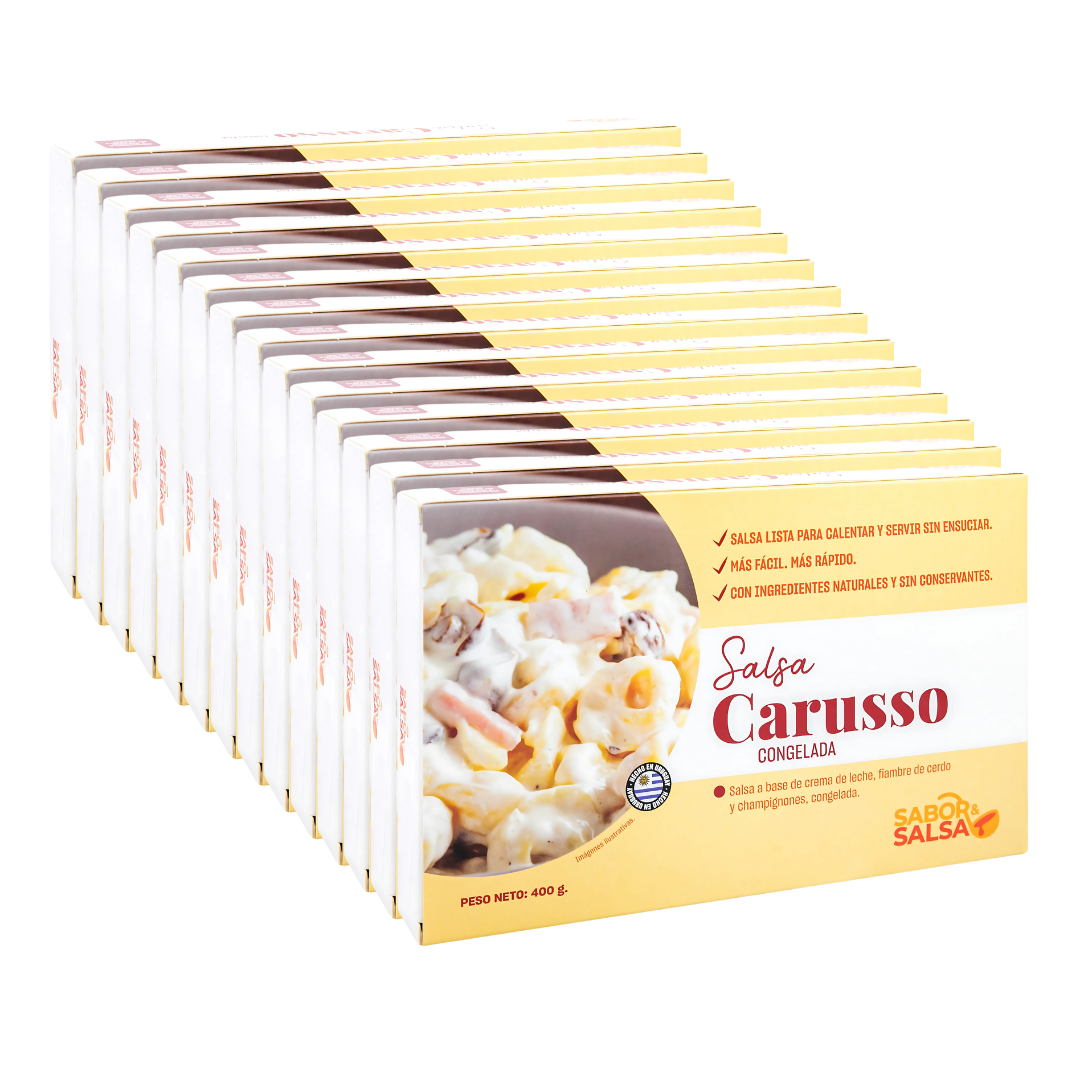 Salsa Carusso 400g Sabor & Salsa Caja de 5.2 kg
