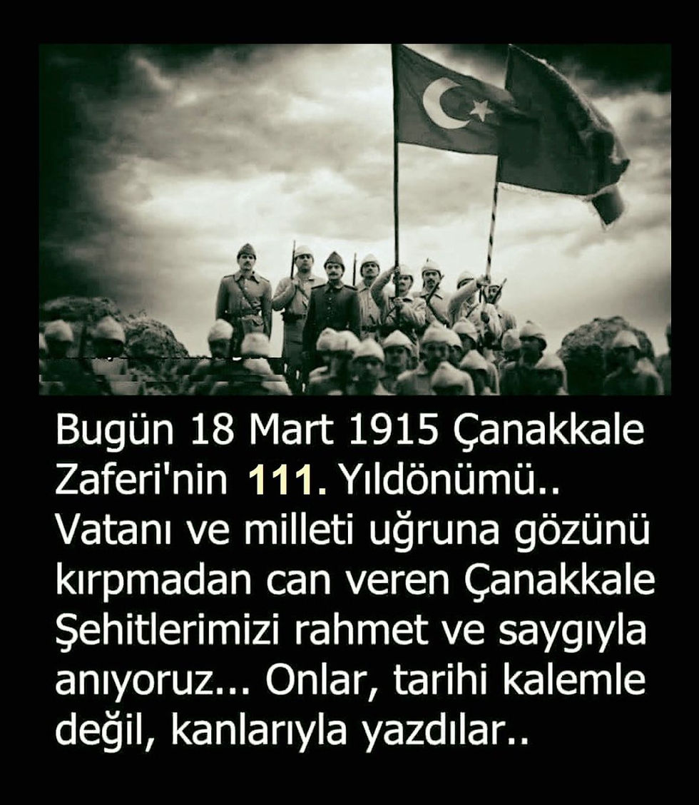          18 MART ÇANAKKALE ZAFERİ