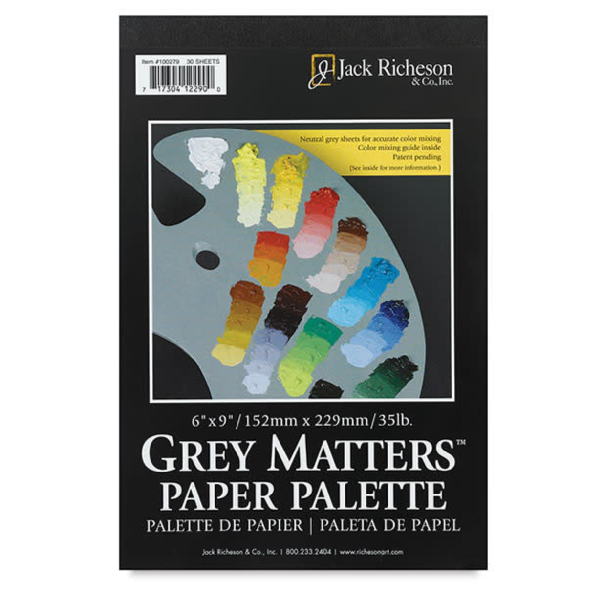 Grey Matters Paper Palette • 6 x 9